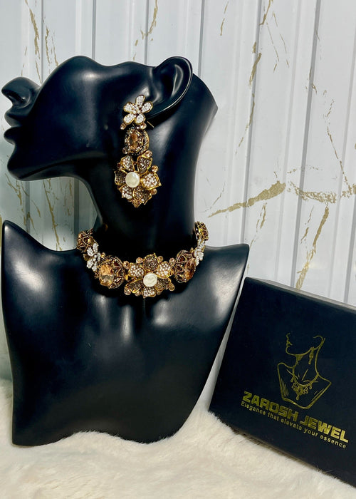Shop the Sara Choker Set from Zarosh Jewel