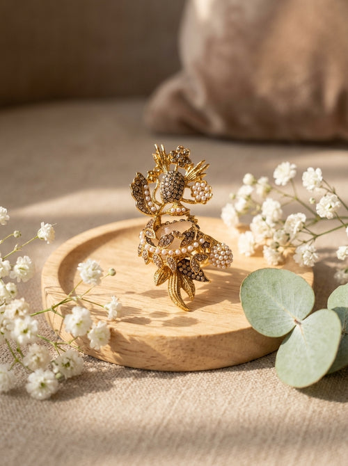 Shop the Sara Heritage Ring from Zarosh Jewel