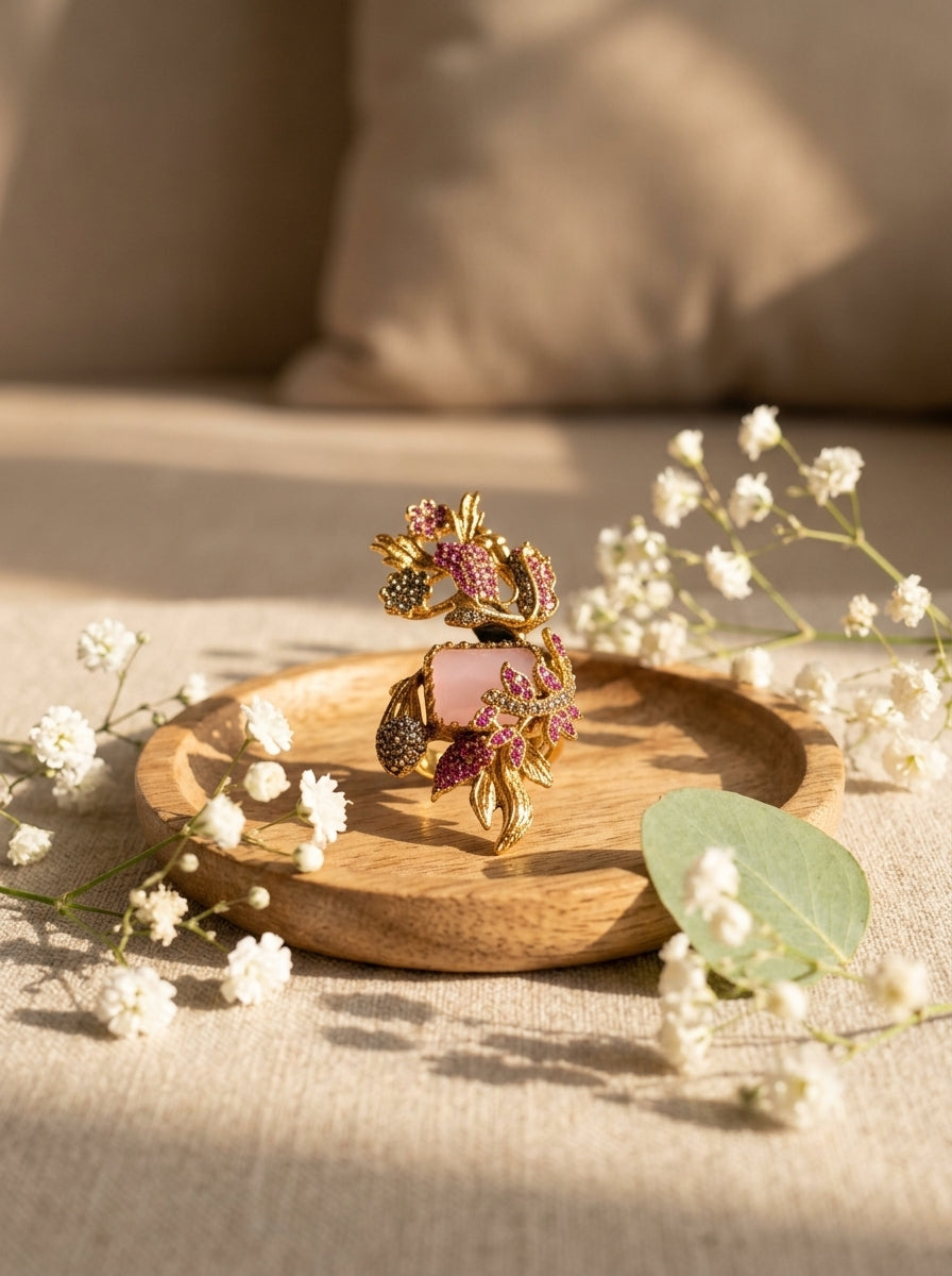 Shop the Sara Heritage Ring from Zarosh Jewel