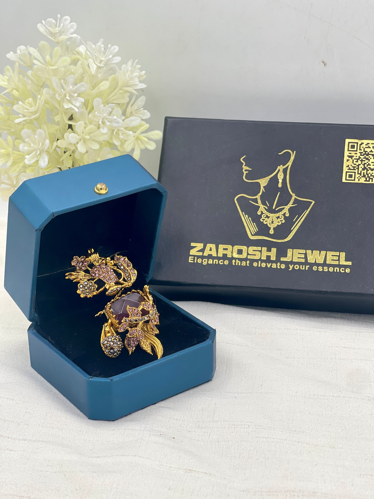 Shop the Sara Heritage Ring from Zarosh Jewel