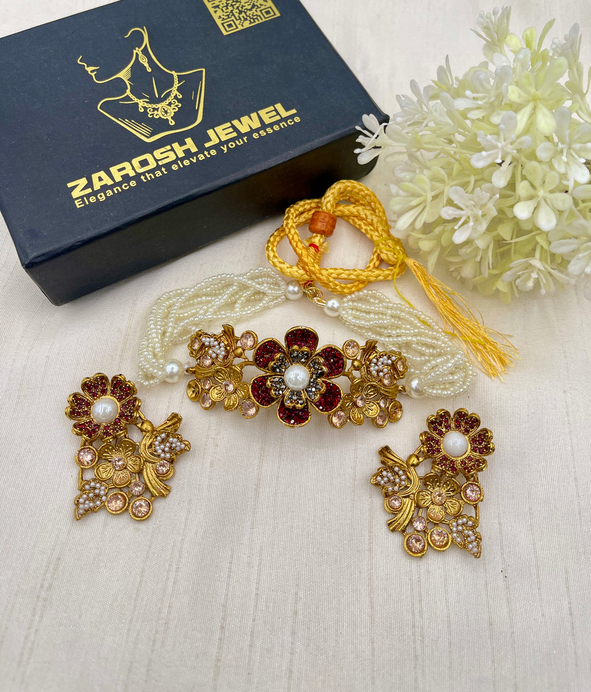 Shop the Sawdah Choker Set from Zarosh Jewel