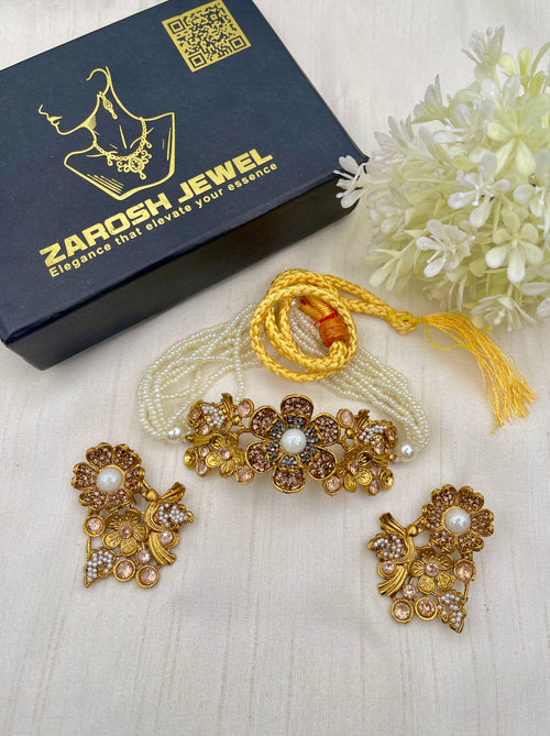 Shop the Sawdah Choker Set from Zarosh Jewel
