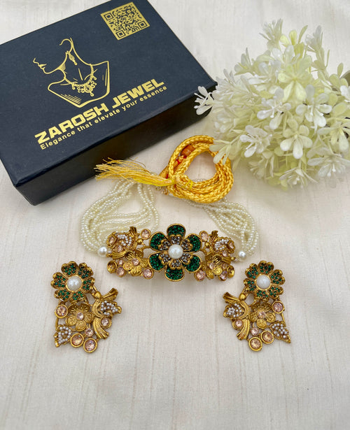 Shop the Sawdah Choker Set from Zarosh Jewel
