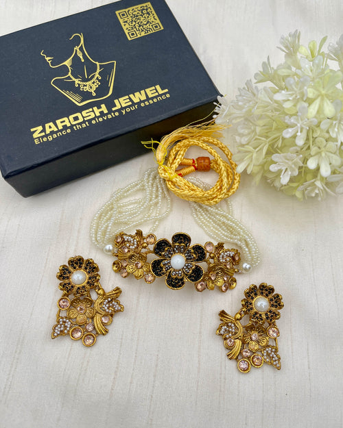 Shop the Sawdah Choker Set from Zarosh Jewel