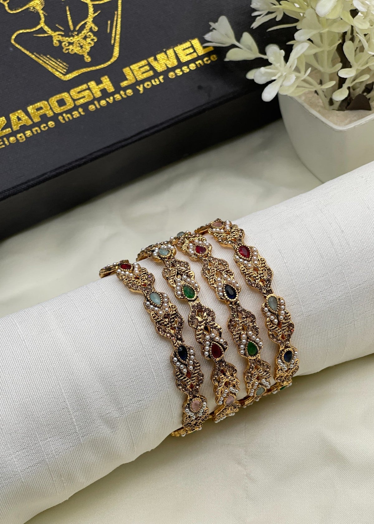 Shop the Sawsan Bangle from Zarosh Jewel