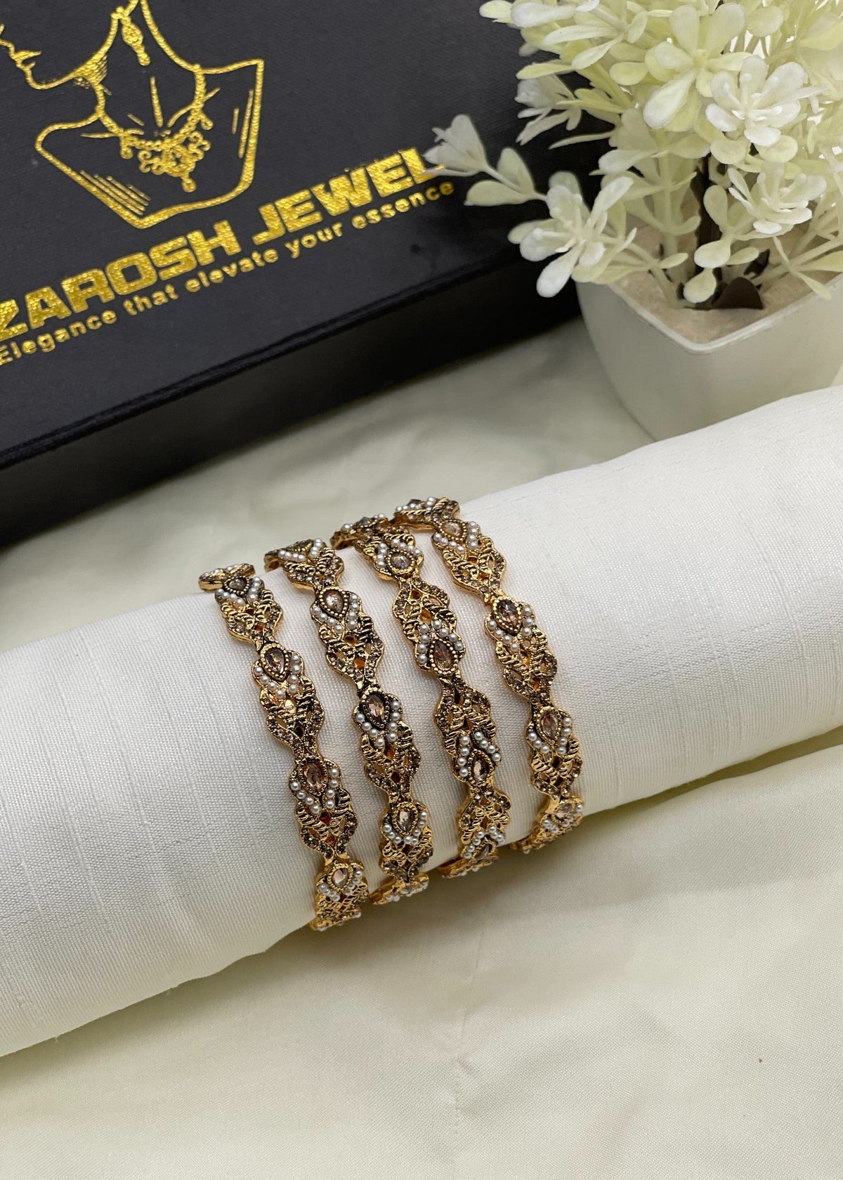 Shop the Sawsan Bangle from Zarosh Jewel