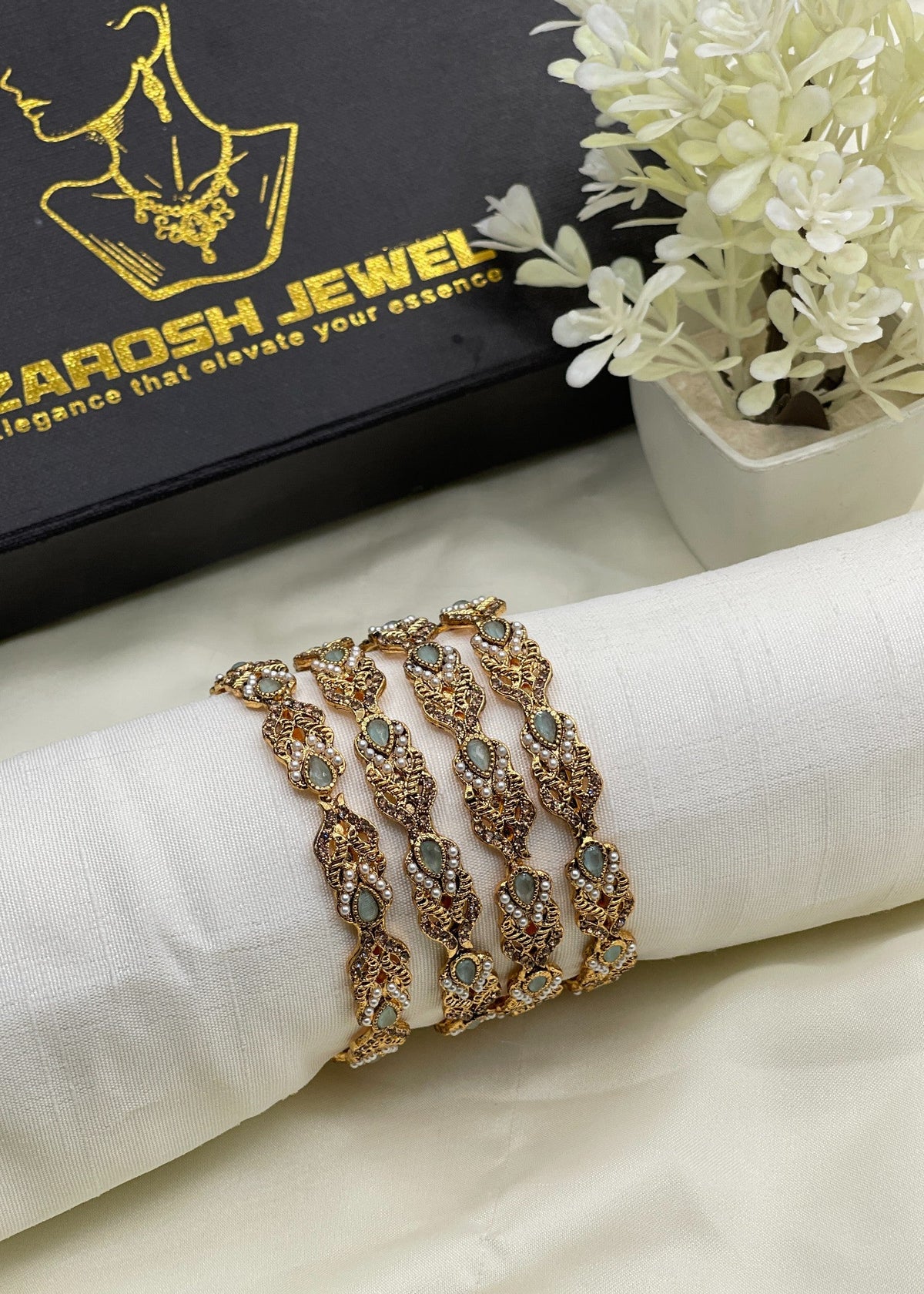 Shop the Sawsan Bangle from Zarosh Jewel