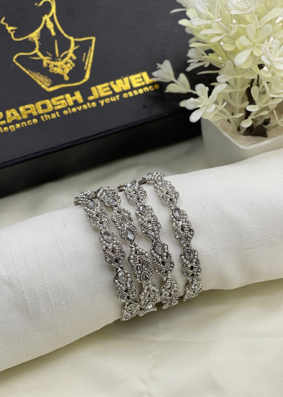 Shop the Sawsan Bangle from Zarosh Jewel