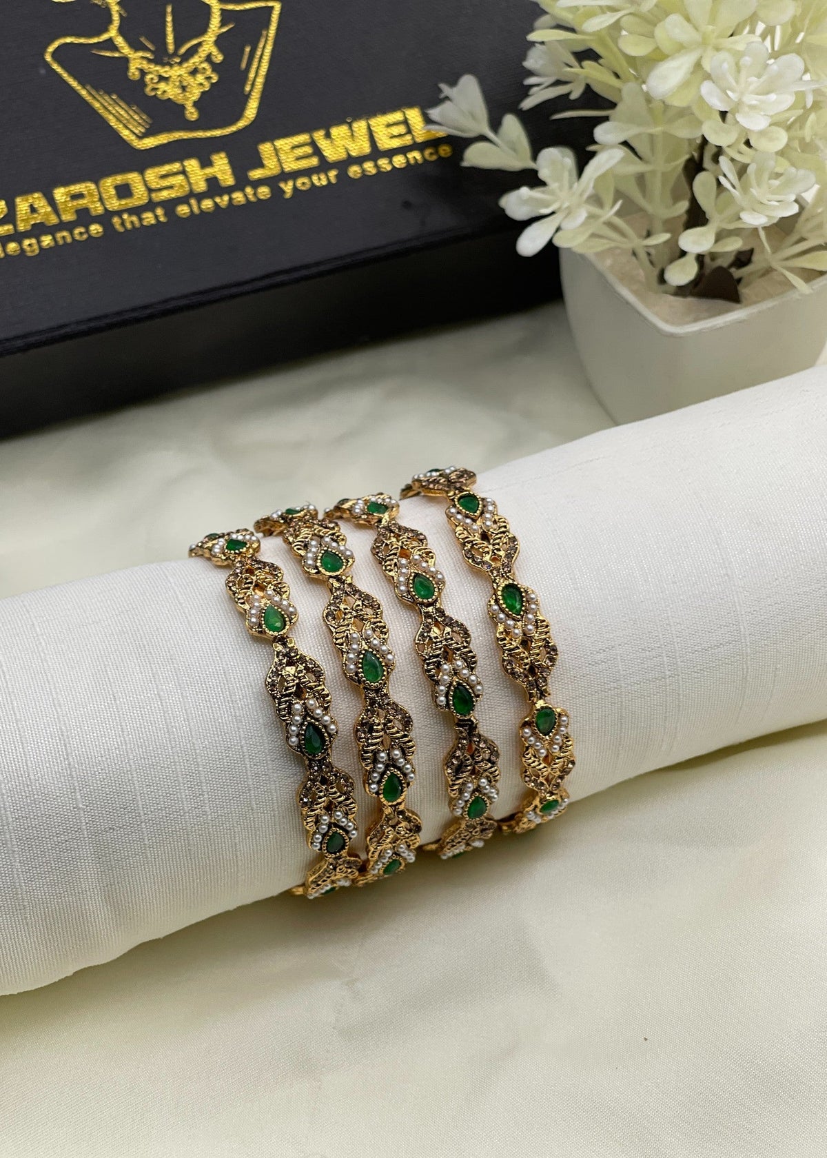 Shop the Sawsan Bangle from Zarosh Jewel