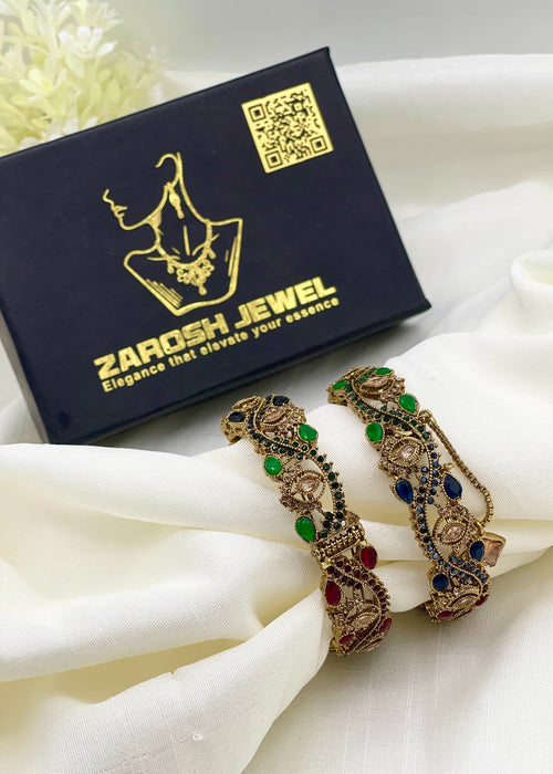 Shop the Saya Openable Bangle Set from Zarosh Jewel