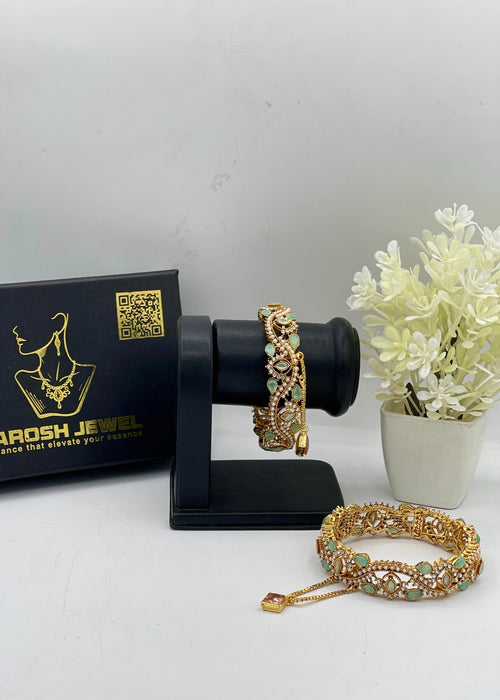 Shop the Saya Openable Bangle Set from Zarosh Jewel