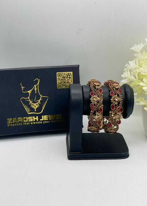 Shop the Saya Openable Bangle Set from Zarosh Jewel