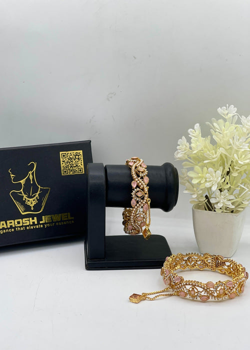 Shop the Saya Openable Bangle Set from Zarosh Jewel