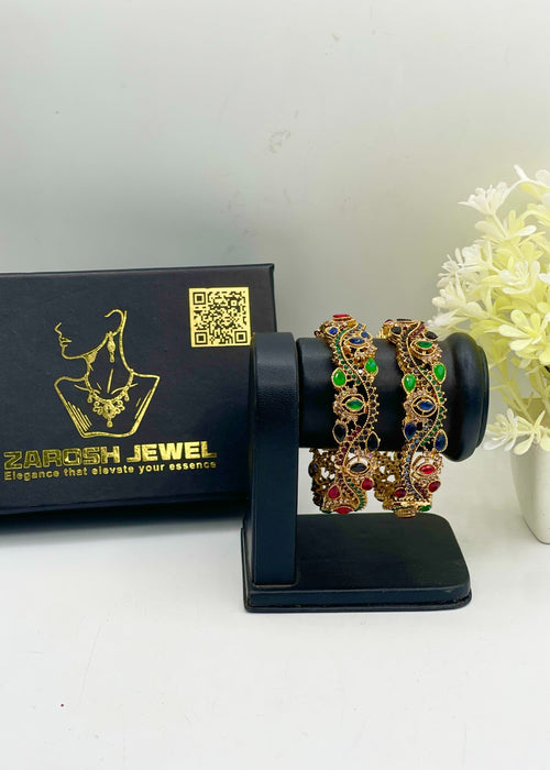 Shop the Saya Openable Bangle Set from Zarosh Jewel