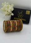 Sehar Bangle Set by Zarosh Jewel