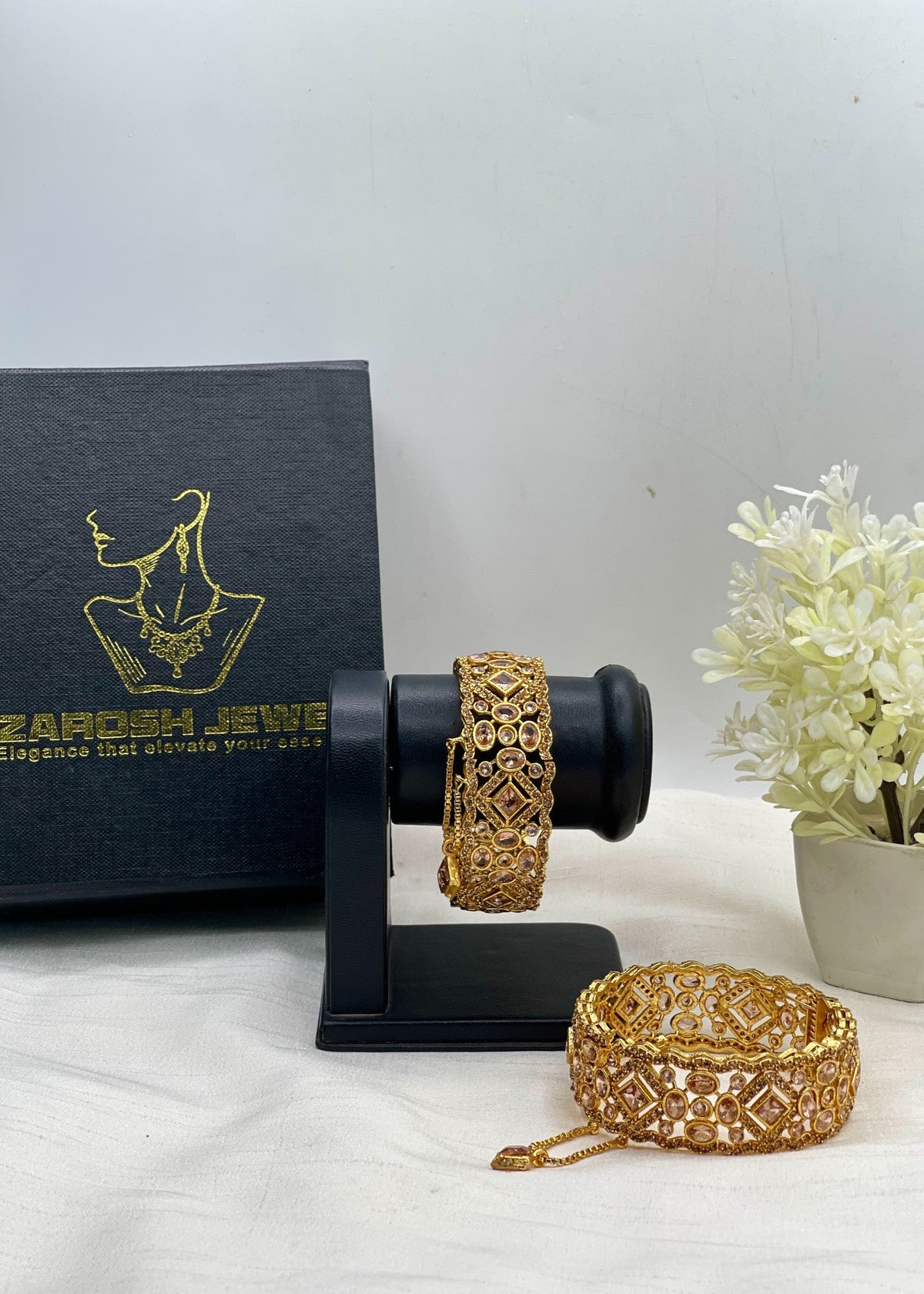 Shop the Sehrish Bangle Set from Zarosh Jewel