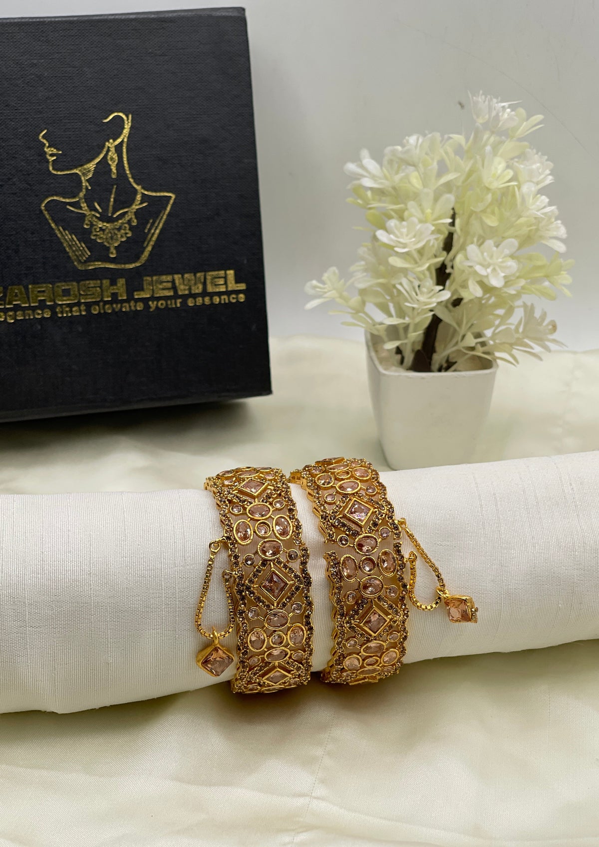 Shop the Sehrish Bangle Set from Zarosh Jewel