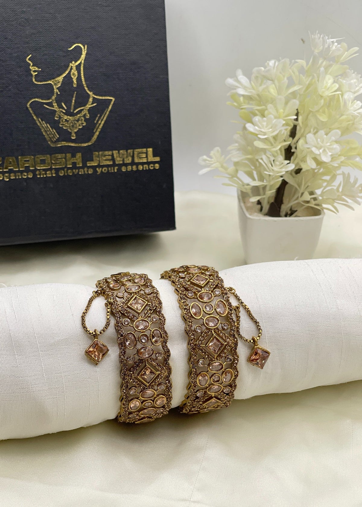 Shop the Sehrish Bangle Set from Zarosh Jewel