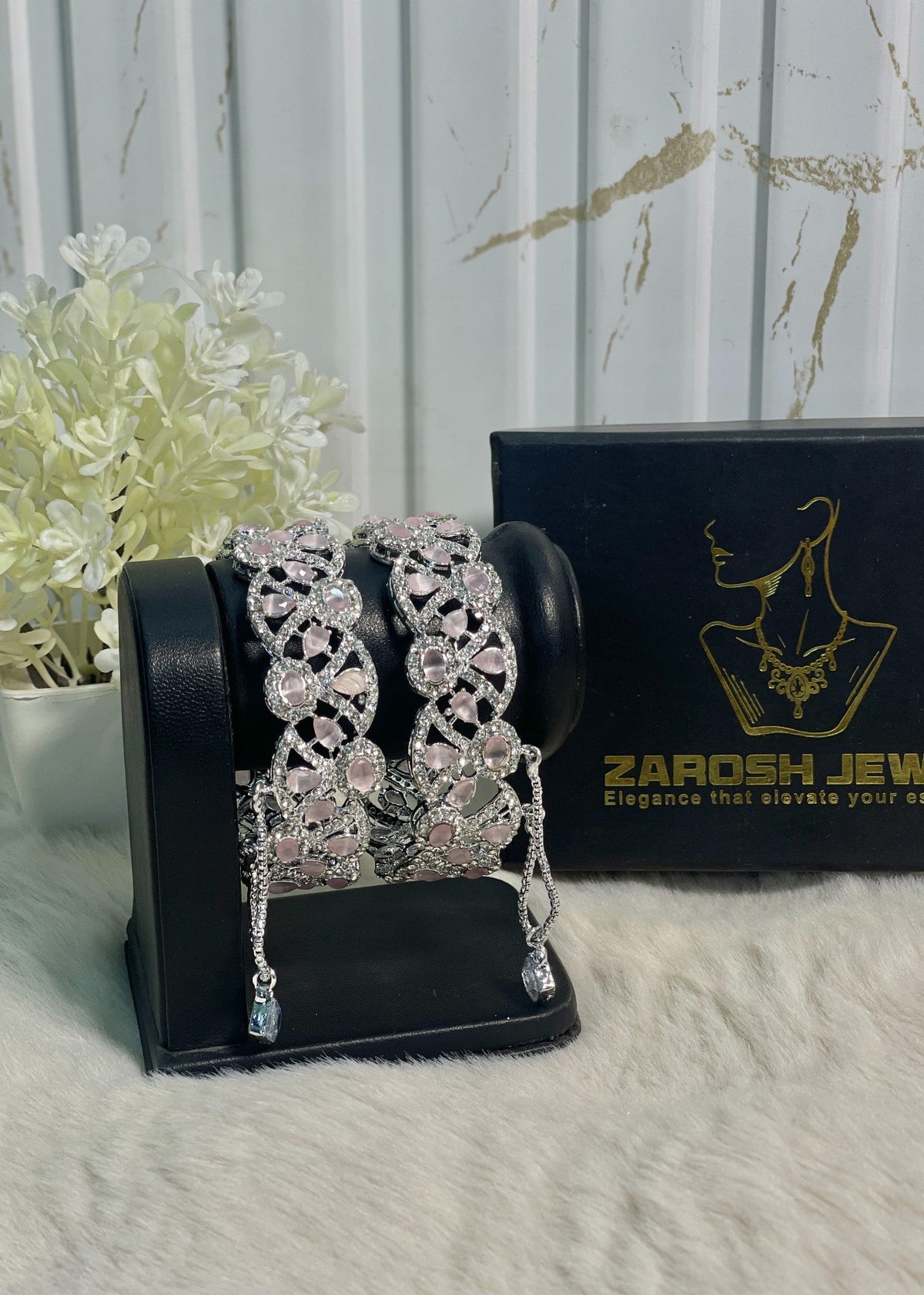 Seraphine Bloom Bangle by Zarosh Jewel