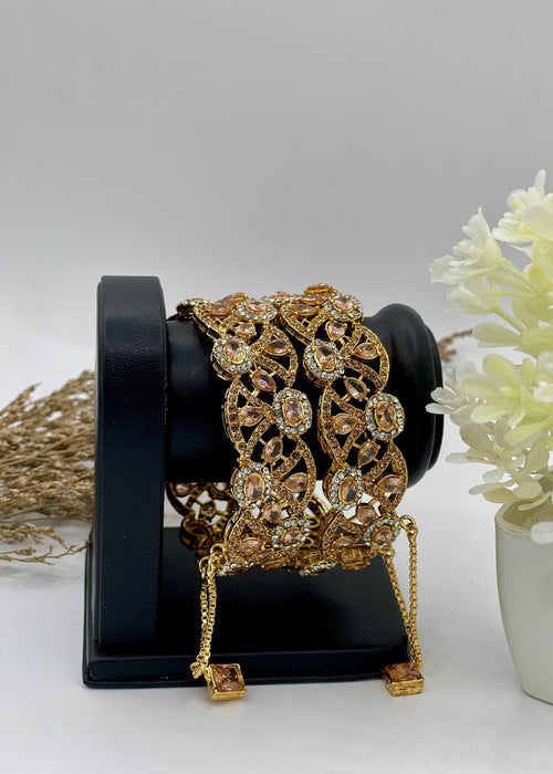 Seraphine Bloom Bangles Openable by Zarosh Jewel