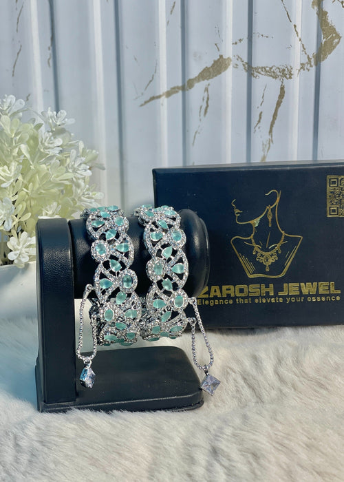 Shop the Seraphine Bloom Bangles Openable from Zarosh Jewel