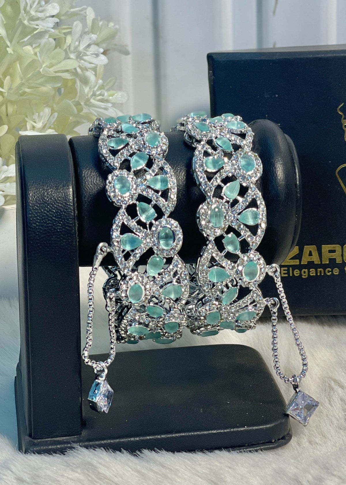 Shop the Seraphine Bloom Bangles Openable from Zarosh Jewel