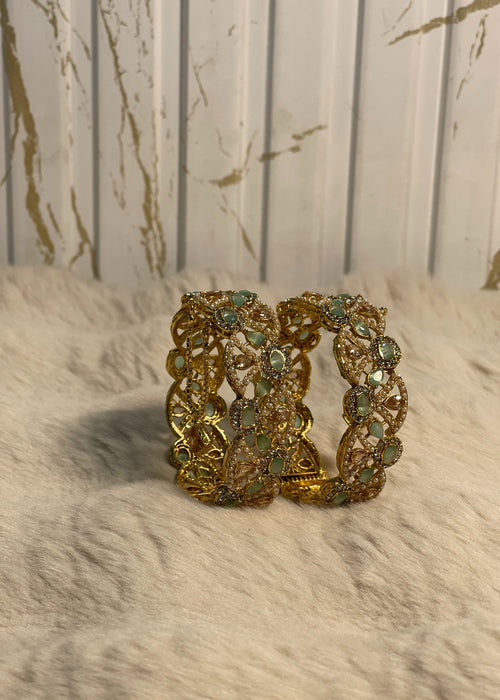 Shop the Seraphine Bloom Bangles Openable from Zarosh Jewel