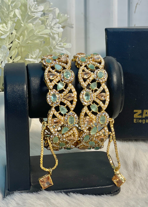 Shop the Seraphine Bloom Bangles Openable from Zarosh Jewel
