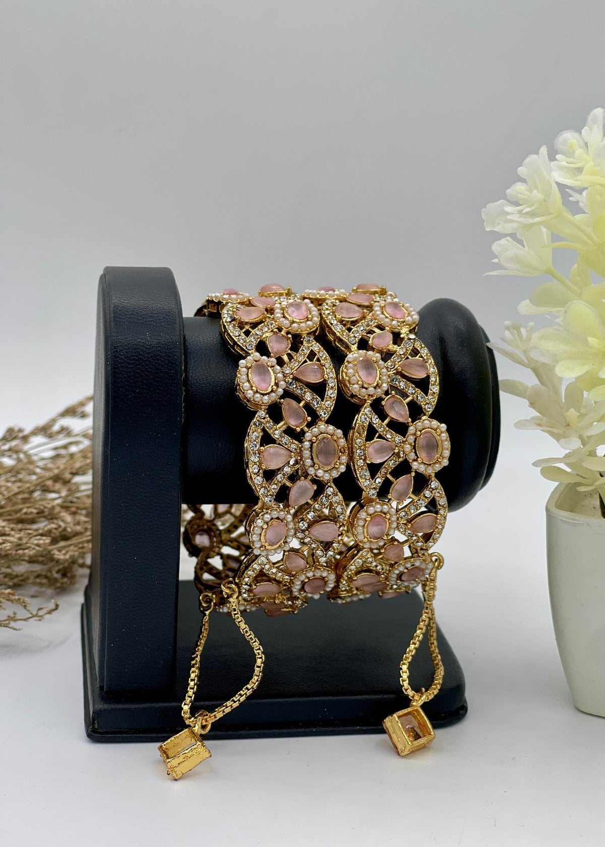 Shop the Seraphine Bloom Bangles Openable from Zarosh Jewel