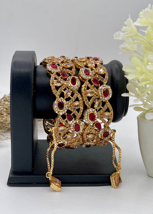 Shop the Seraphine Bloom Bangles Openable from Zarosh Jewel