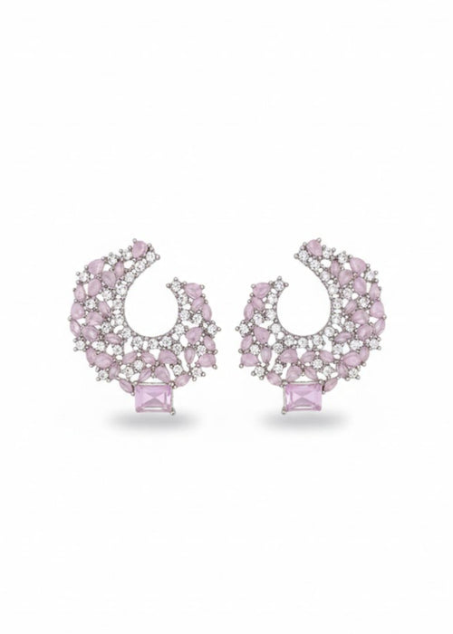Shop the Serene Cluster Hoop Earrings from Zarosh Jewel