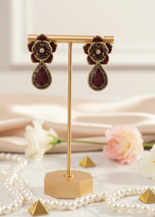Shop the Shaandaar Pave Jhumkay from Zarosh Jewel