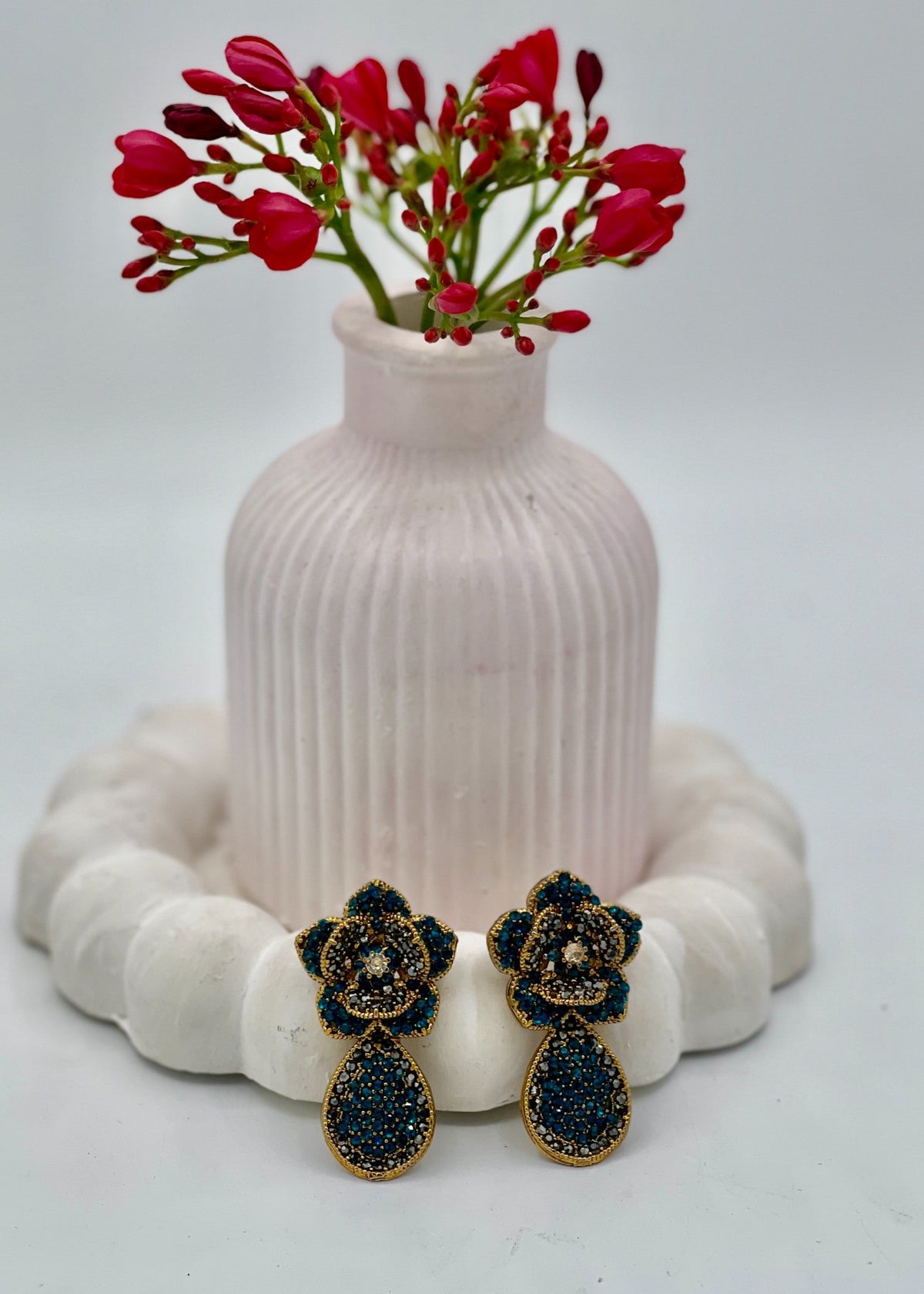 Shop the Shaandaar Pave Jhumkay from Zarosh Jewel