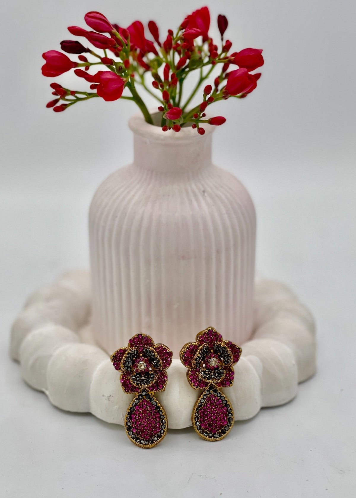 Shop the Shaandaar Pave Jhumkay from Zarosh Jewel