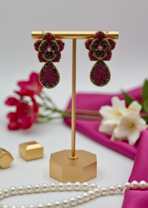 Shop the Shaandaar Pave Jhumkay from Zarosh Jewel