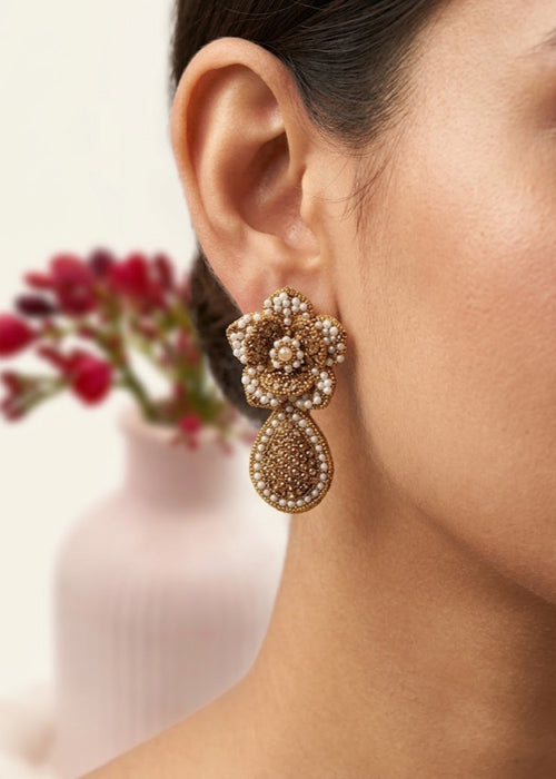 Shop the Shaandaar Pave Jhumkay from Zarosh Jewel