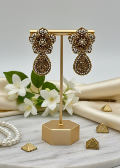 Shop the Shaandaar Pave Jhumkay from Zarosh Jewel