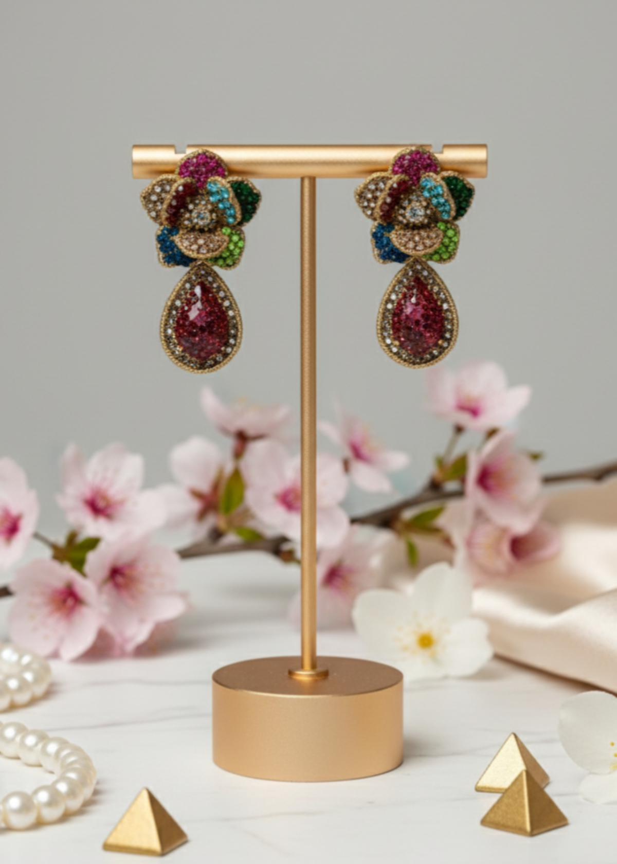 Shop the Shaandaar Pave Jhumkay from Zarosh Jewel