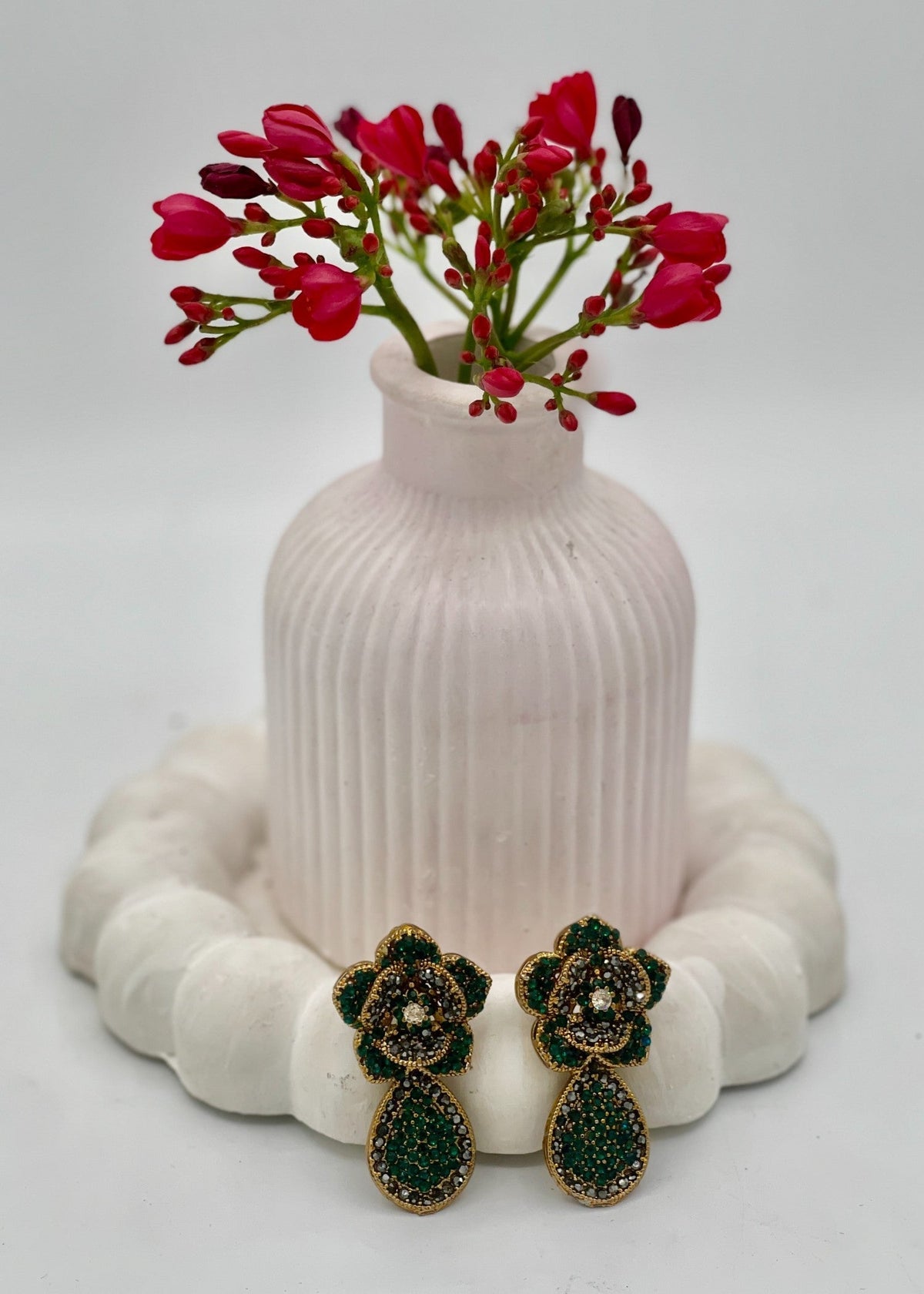 Shop the Shaandaar Pave Jhumkay from Zarosh Jewel