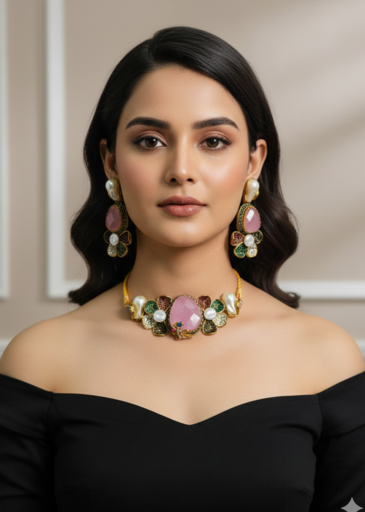 Shop the Shabana Choker Set from Zarosh Jewel