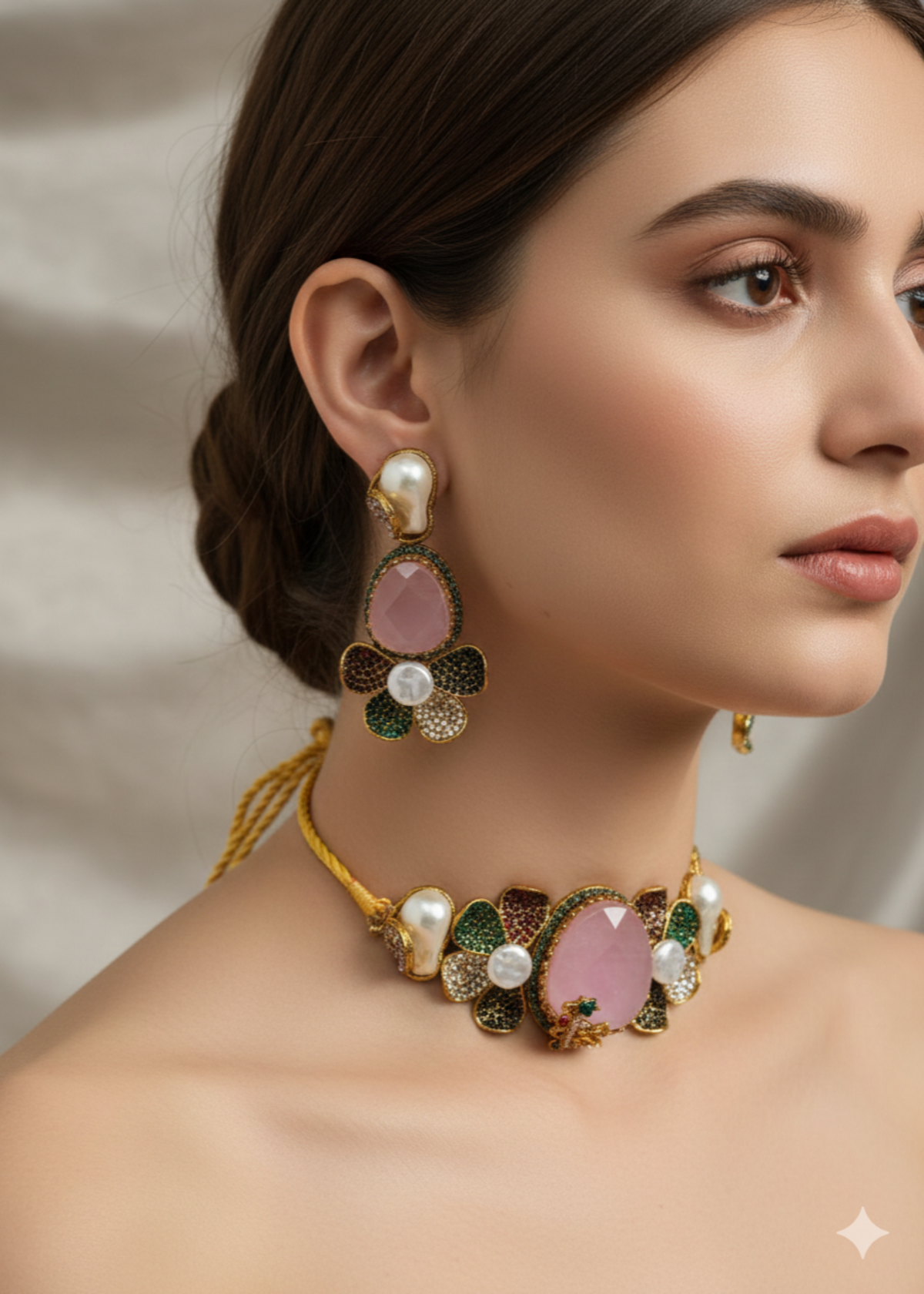 Shop the Shabana Choker Set from Zarosh Jewel