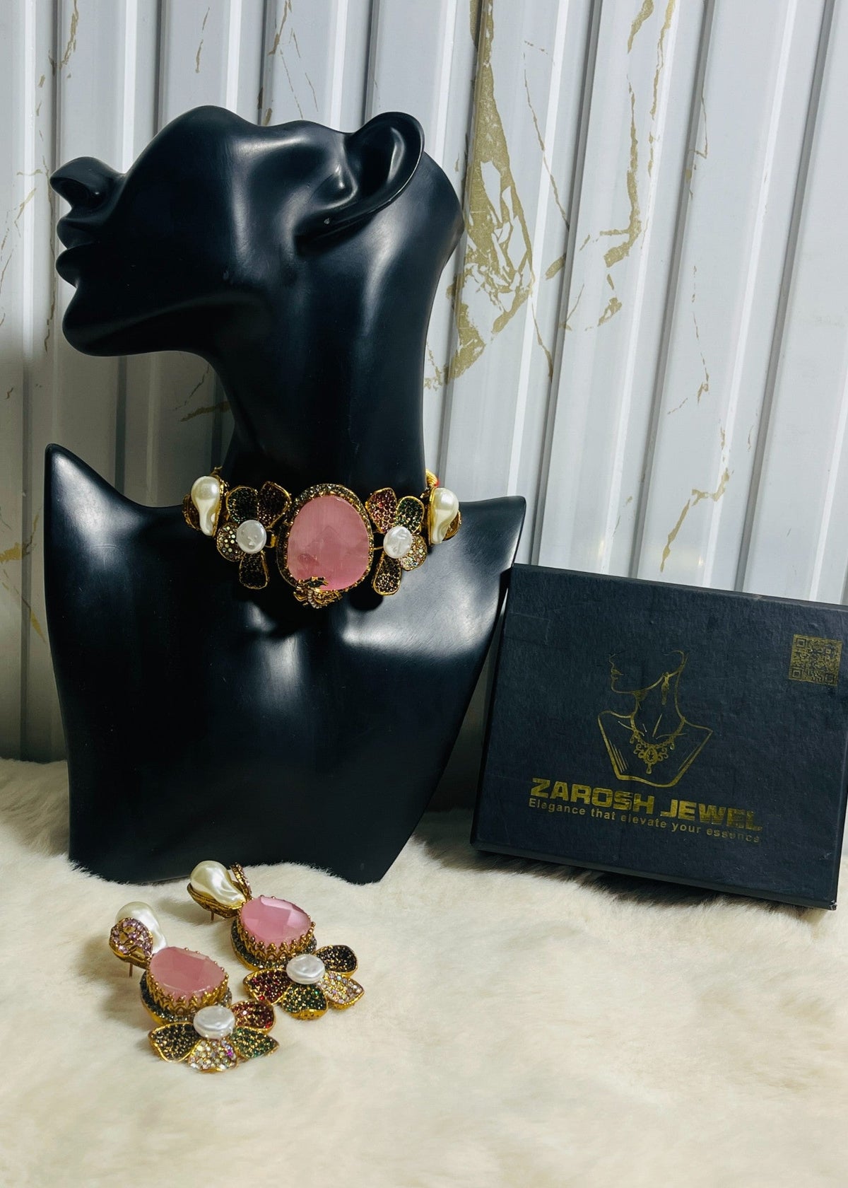 Shop the Shabana Choker Set from Zarosh Jewel