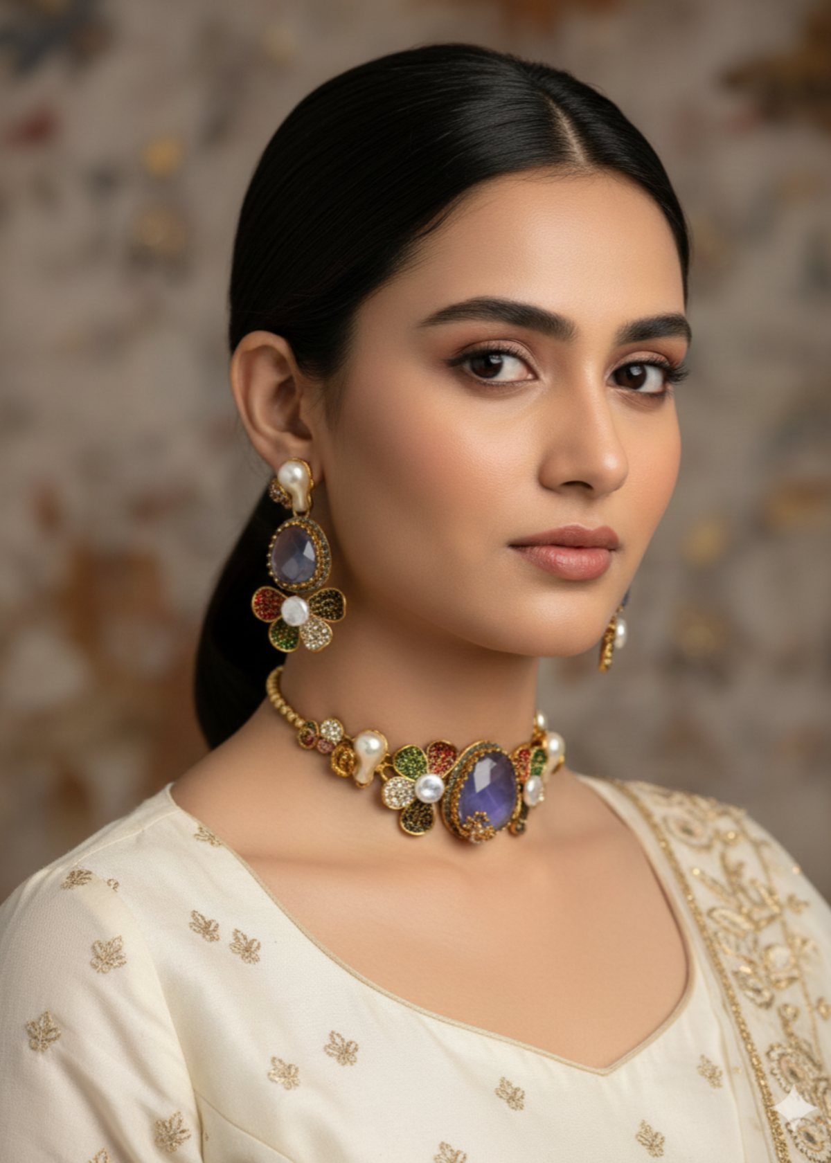 Shop the Shabana Choker Set from Zarosh Jewel