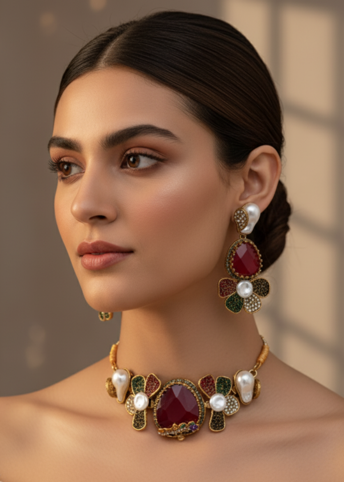 Shop the Shabana Choker Set from Zarosh Jewel