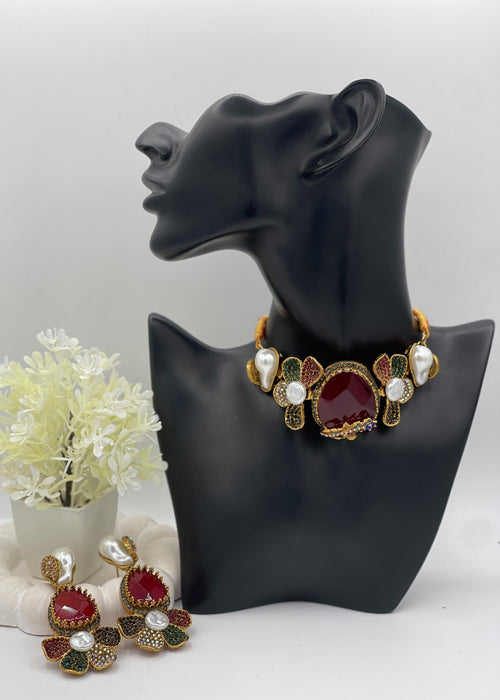 Shop the Shabana Choker Set from Zarosh Jewel