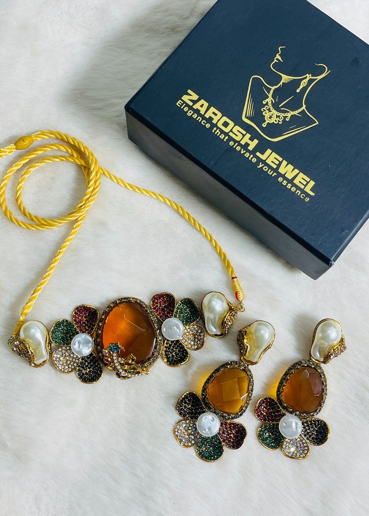 Shop the Shabana Choker Set from Zarosh Jewel