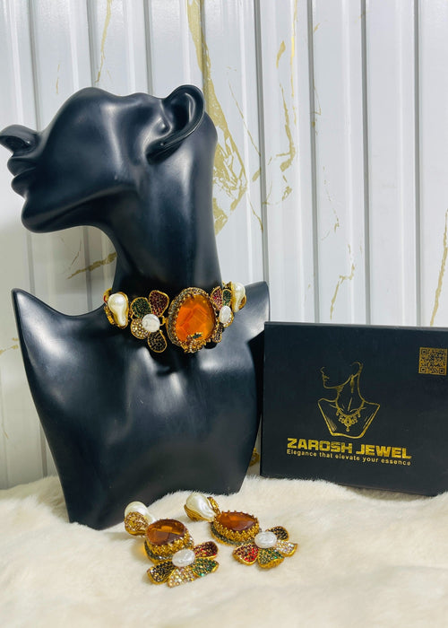 Shop the Shabana Choker Set from Zarosh Jewel