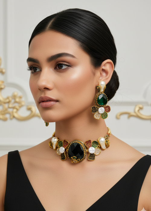 Shop the Shabana Choker Set from Zarosh Jewel