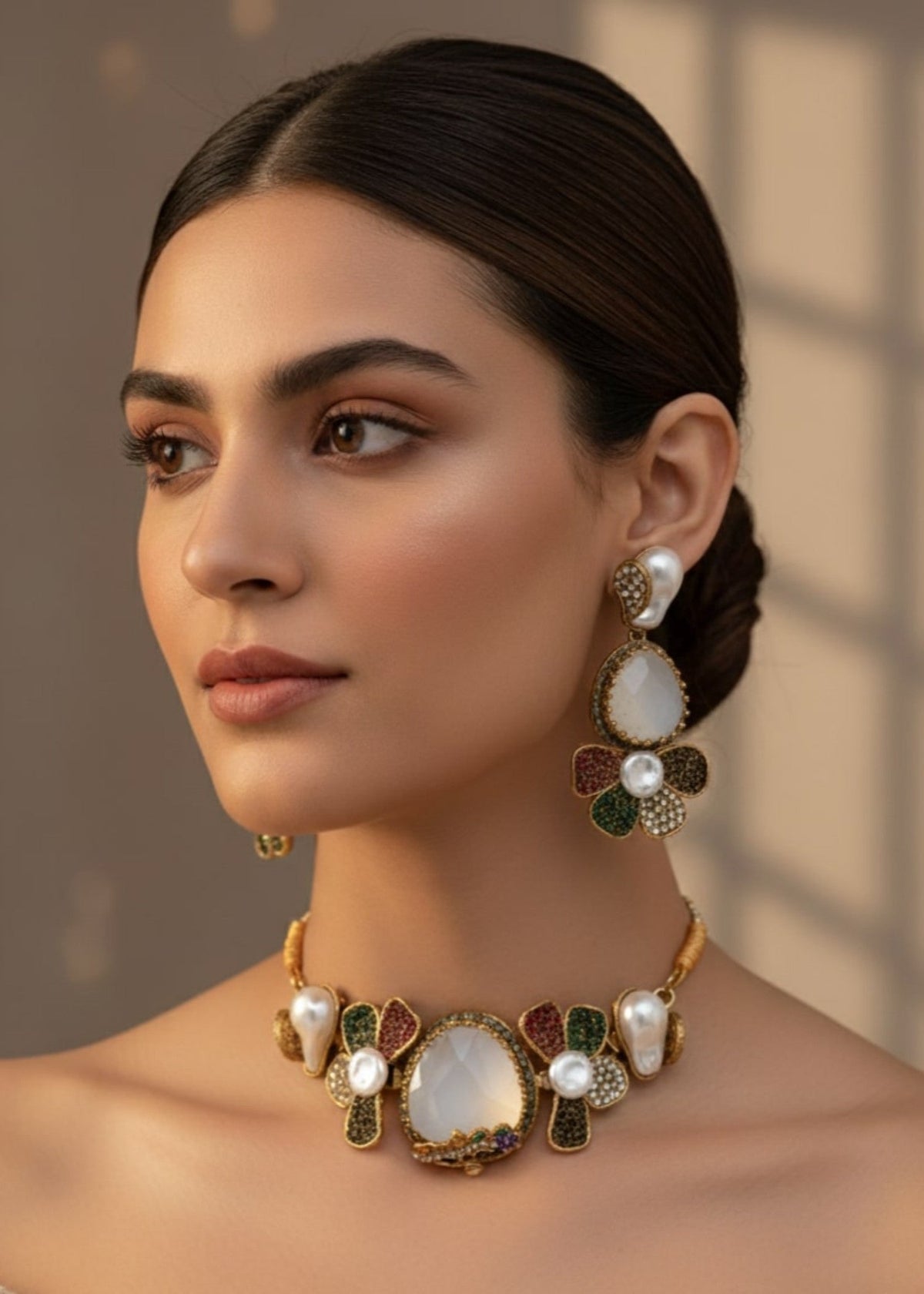 Shop the Shabana Choker Set from Zarosh Jewel