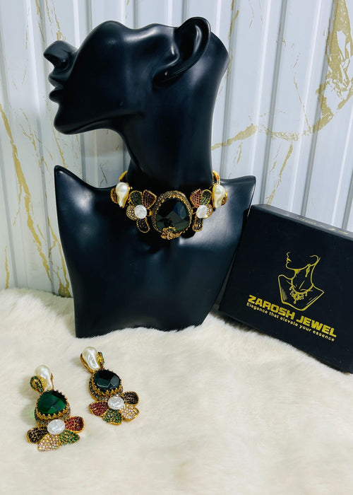 Shop the Shabana Choker Set from Zarosh Jewel